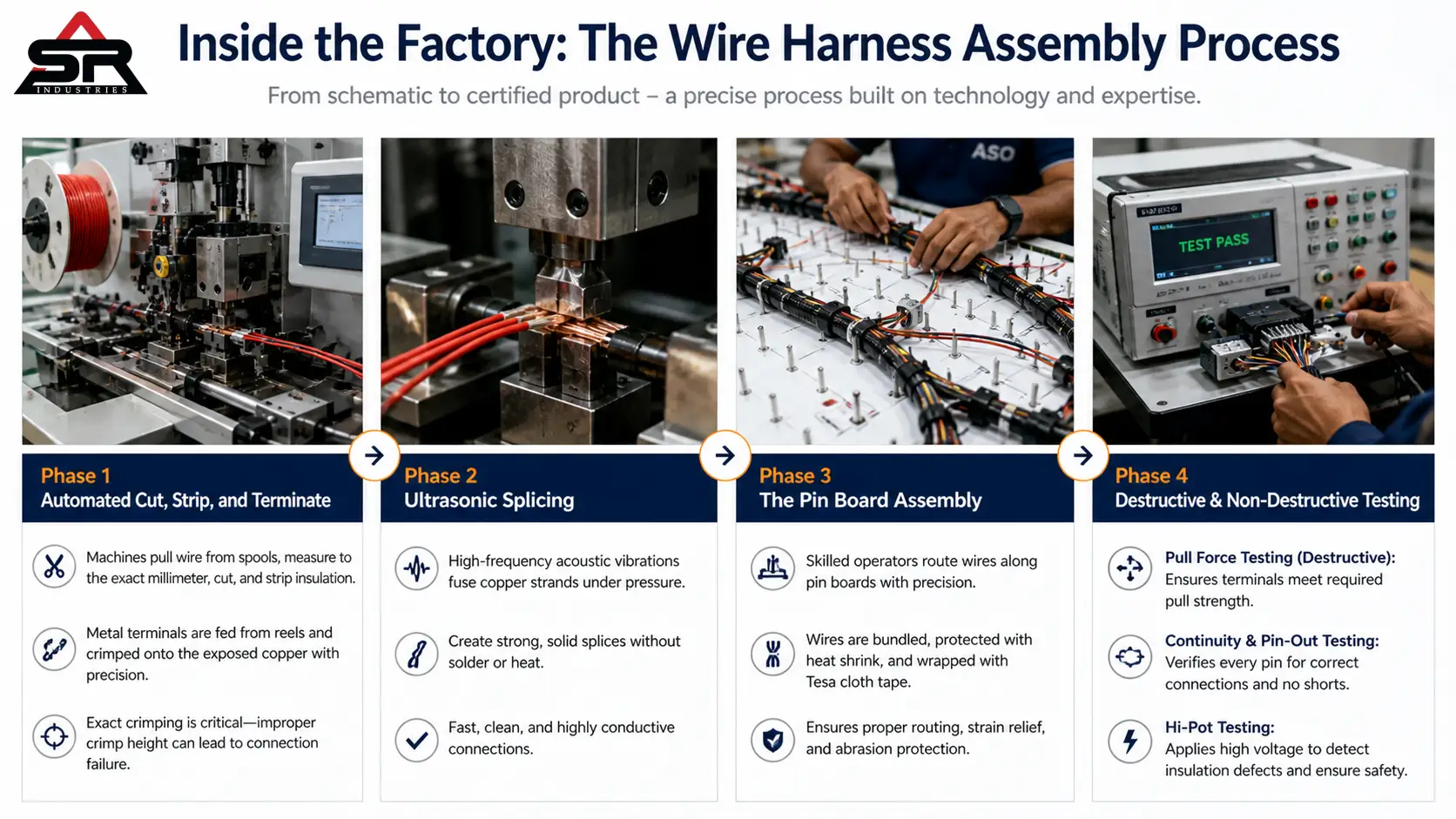 The Wire Harness Assembly Process