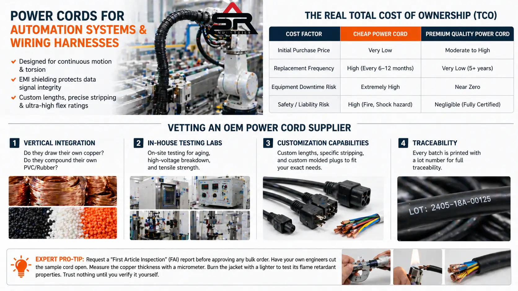 Vetting an OEM Power Cord Supplier